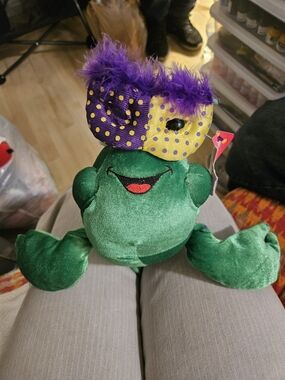 NWT Vintage Mardi Gras Plush Lobster